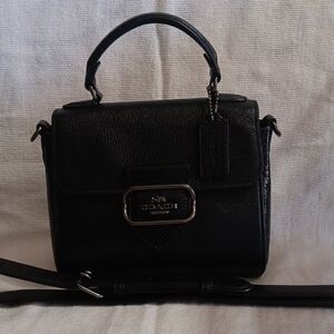 Coach Black Leather Handbag